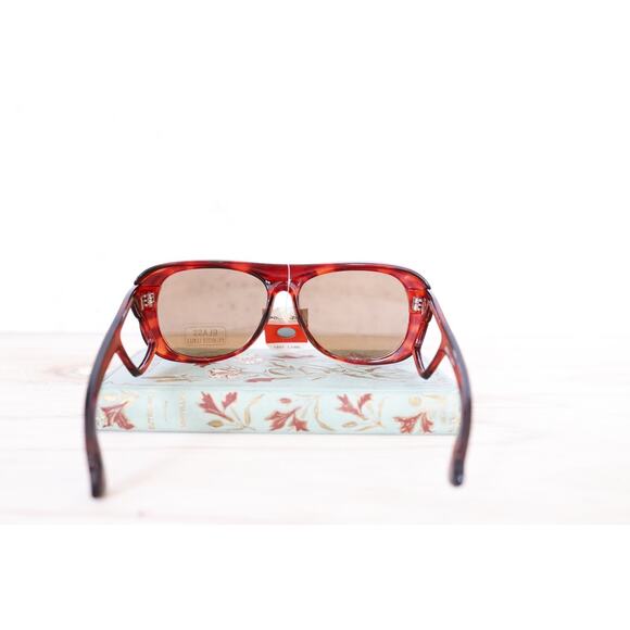 Vintage 1980s Foster Grant Sunglasses NOS Korea Grandpacore No side Shields - Picture 6 of 10